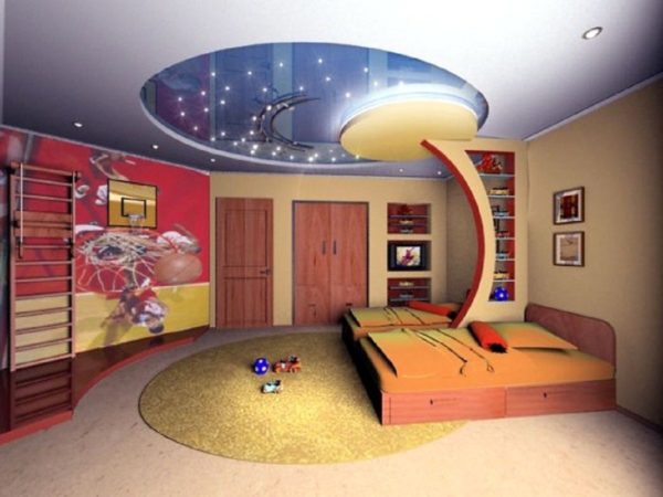 Какой он, самый лучший потолок для детской комнаты?